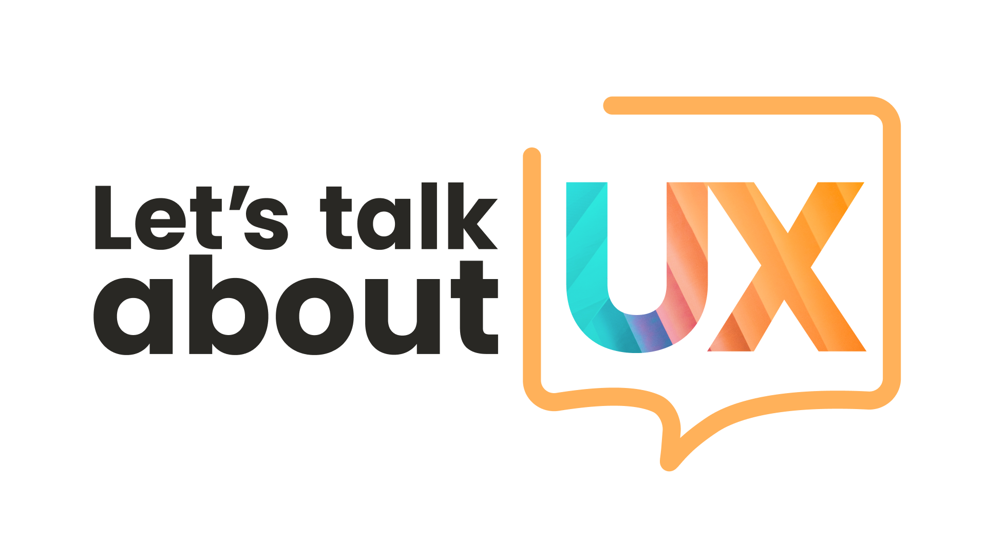 An image with the logo from Let's talk about UX