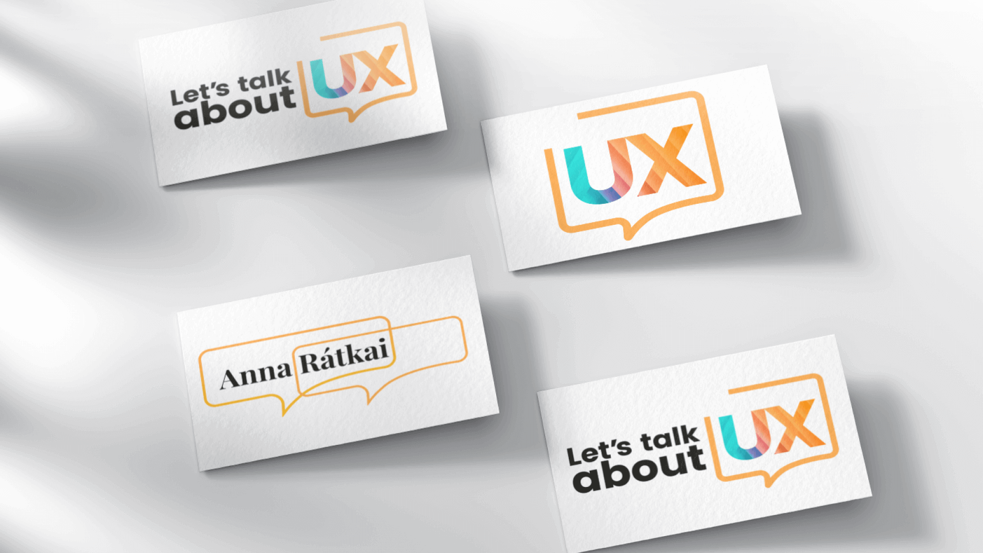 Four business cards